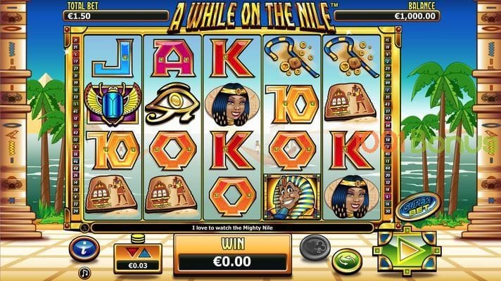 Free A While On The Nile slots