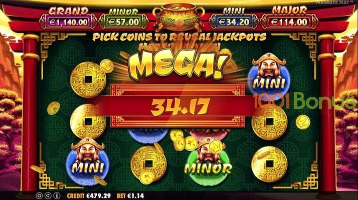Free Caishen's Gold slots
