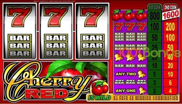 Rules of the game on the slot machine Cherry Red