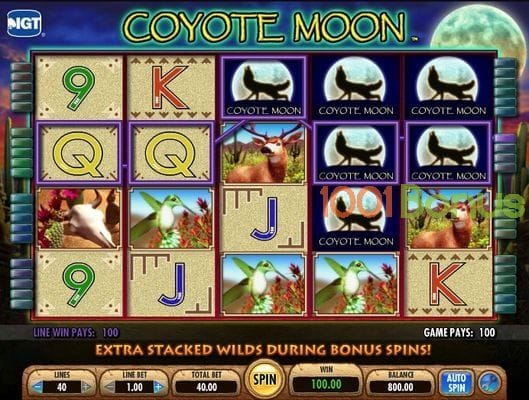 Играть Coyote Moon бесплатно