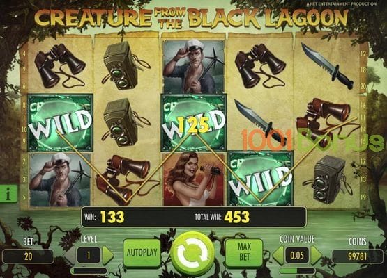 Free Creature From the Black Lagoon slots