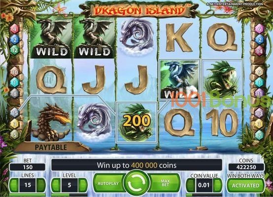 How to play the Dragon Island slot: rules, layout and paylines explained