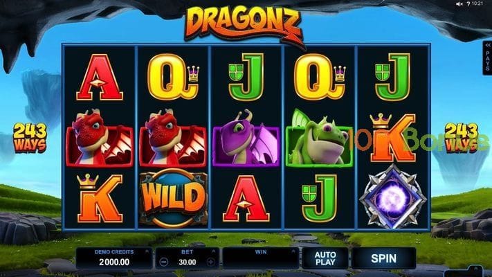 Free Dragonz slots