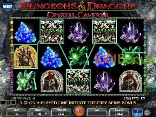 Dungeons & Dragons: Crystal Caverns gratis spielen