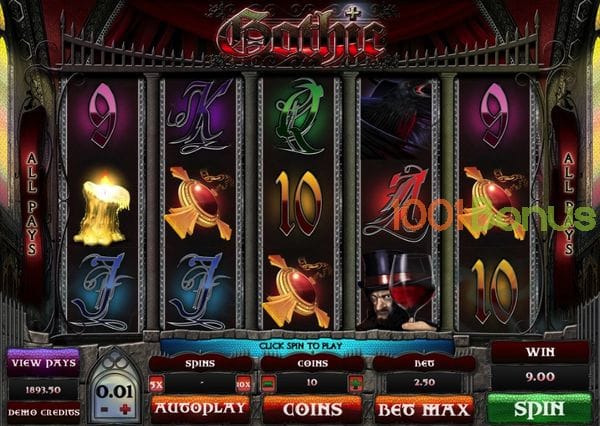 How to play Gothic Slot