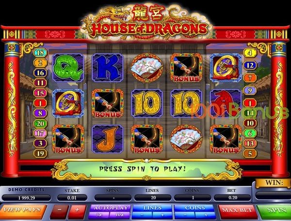 Free House of Dragons slots