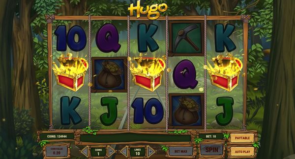 Características especiales del slot Hugo