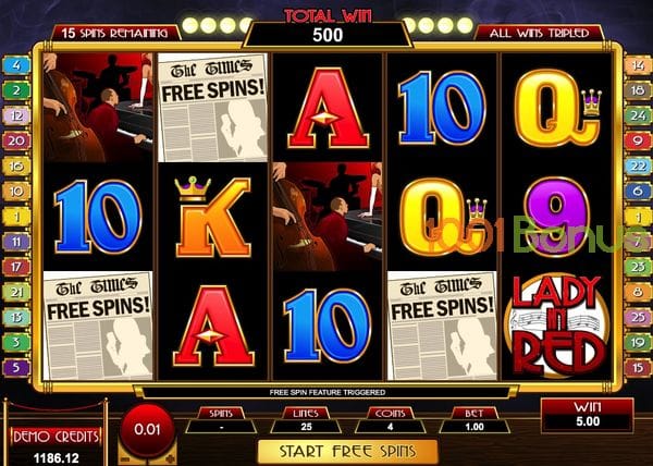 Free spins with triple coefficients 