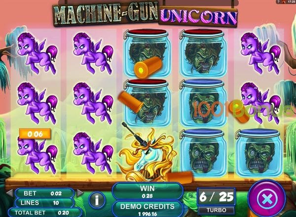 Играть Machine-Gun Unicorn бесплатно