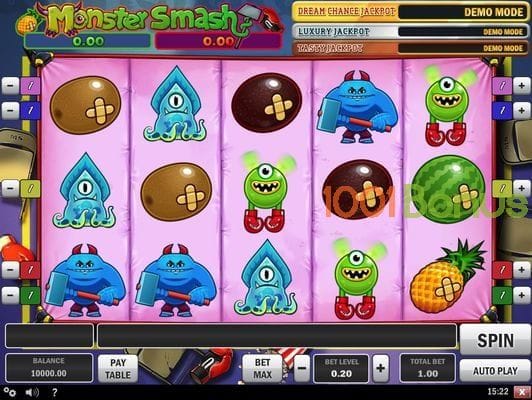 Free Monster Smash slots