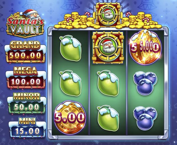 Santa's Vault slot mechanics: Reels, paylines and how it all works