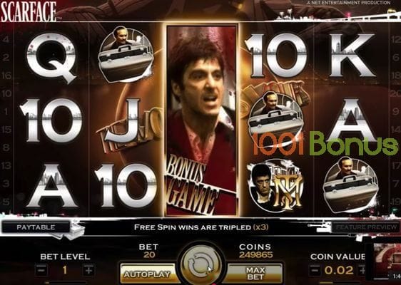 How to play Scarface machine
