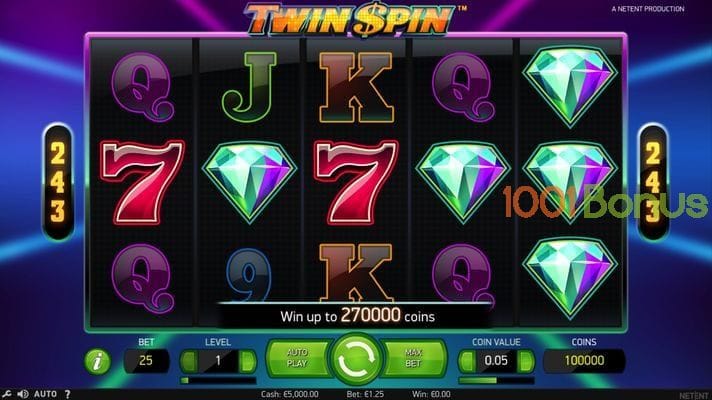 Играть Twin Spin бесплатно