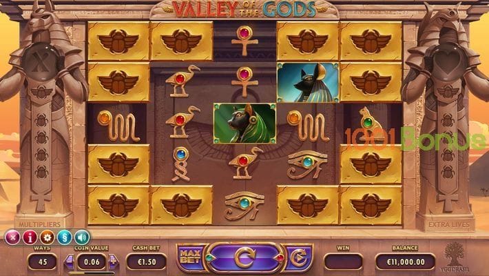 Free Valley of the Gods slots