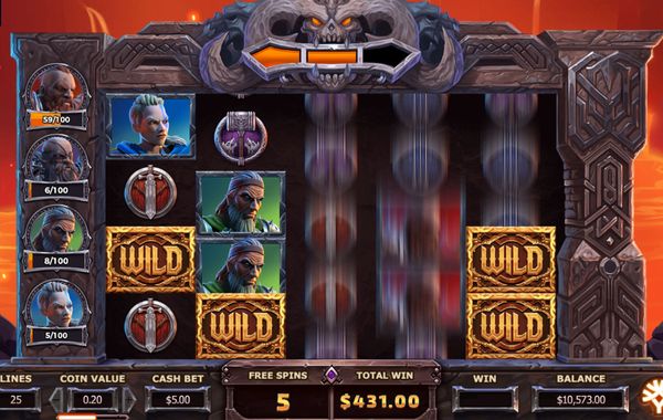 Explaining the special features of Vikings Go to Hell: Rage, Fights and Free Spins